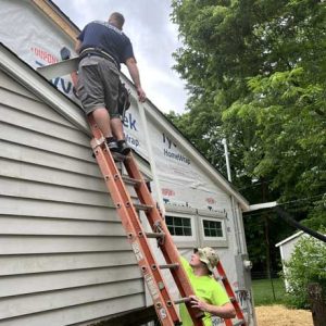 The Owens Team Tyler And Chris Installing Flashing